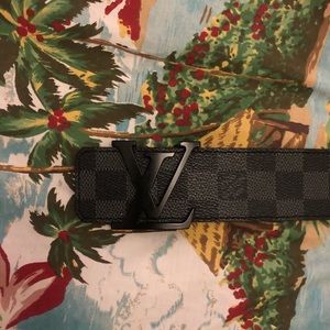 Louis Vuitton Damier Graphite Belt Size 34